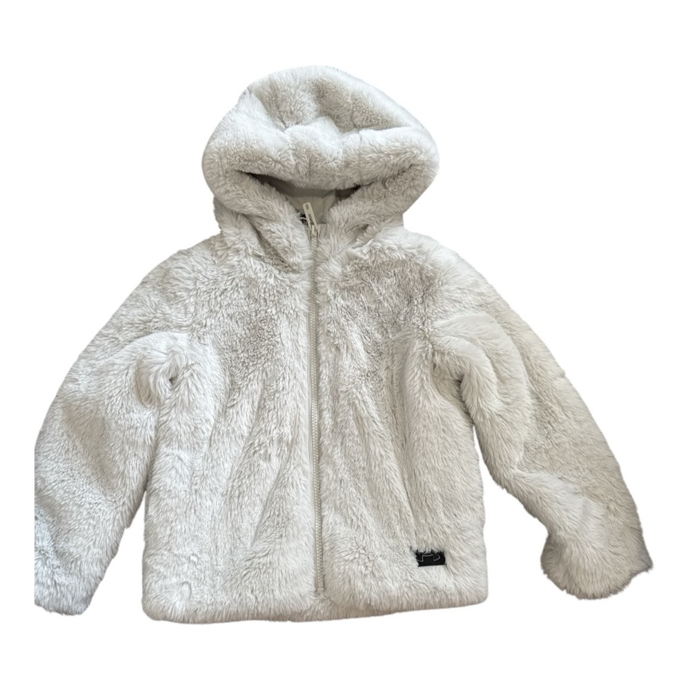 Under Armour Cream Faux Fur Jacket, New